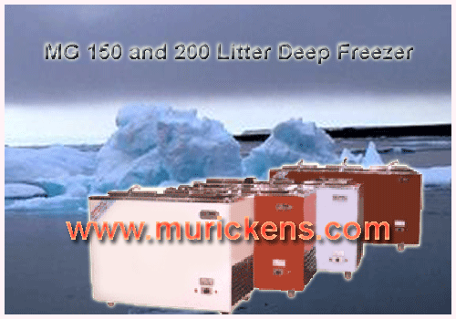 MG 150 and 200 Liter deep freezer